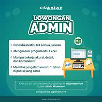 Lowongan Kerja Admin Slot Online 2022 Jakarta Pusat